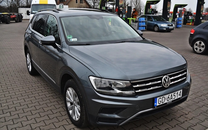 Volkswagen Tiguan Allspace cena 83900 przebieg: 154900, rok produkcji 2017 z Łazy małe 326
